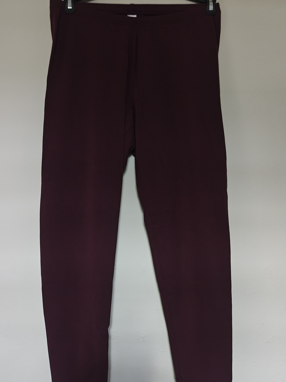 J.Jill Pima Ankle Leggings Pima Cotton in Maroon Size XL Petite